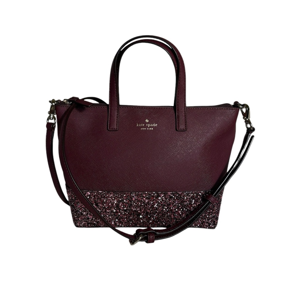 Kate Spade New York
Glitter Trim Leather Handle Bag